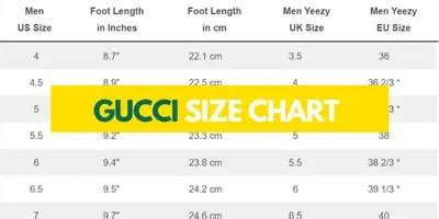 gucci shoes size guide|Gucci brixton shoes size chart.